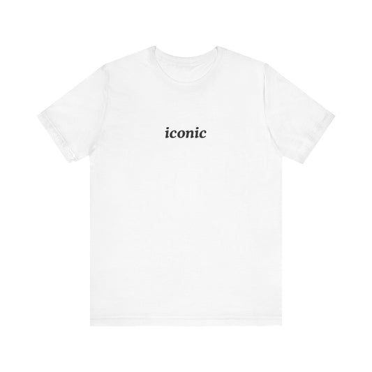 iconic graphic slogan jersey short sleeve boyfriend tee