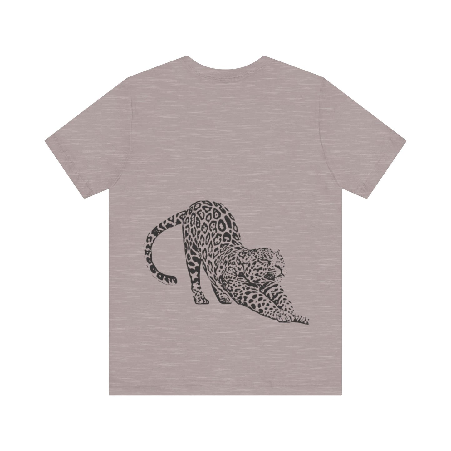 DO NOT DISTURB cheetah graphic slogan jersey short sleeve boyfriend tee