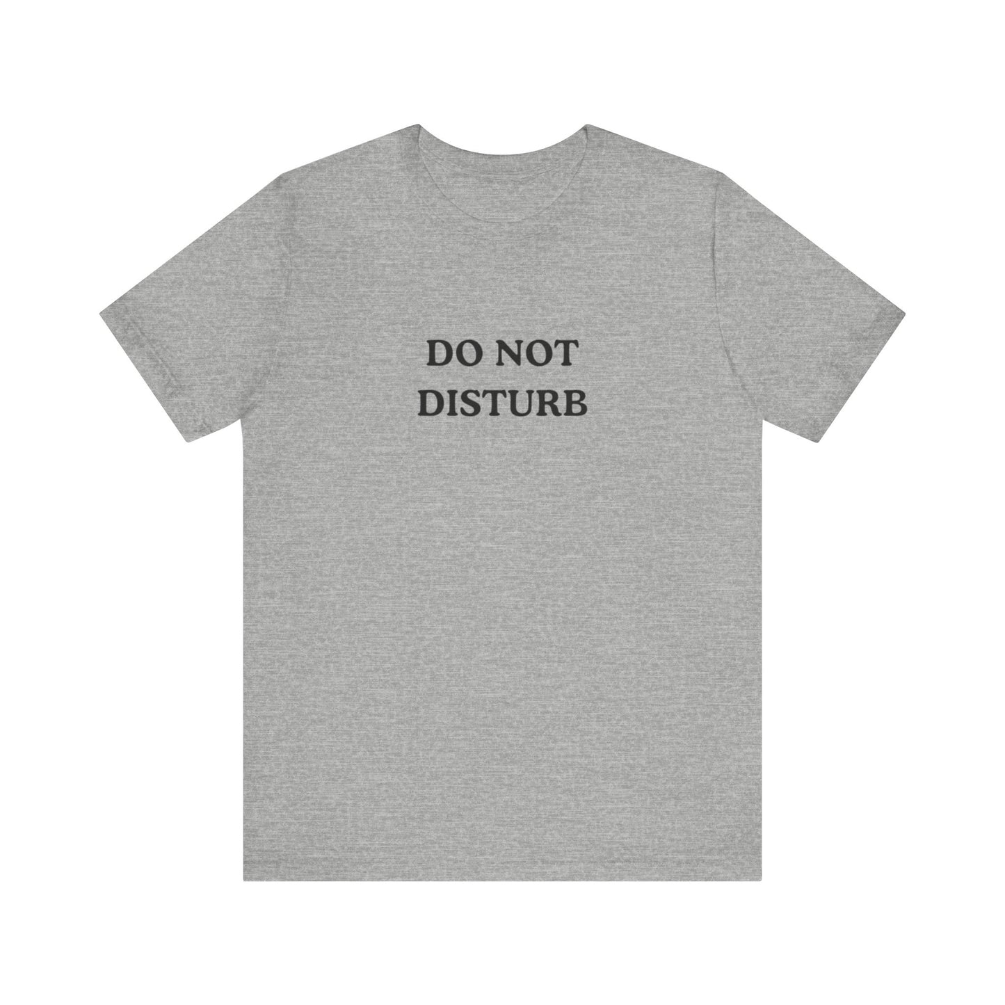 DO NOT DISTURB cheetah graphic slogan jersey short sleeve boyfriend tee