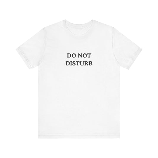 DO NOT DISTURB cheetah graphic slogan jersey short sleeve boyfriend tee