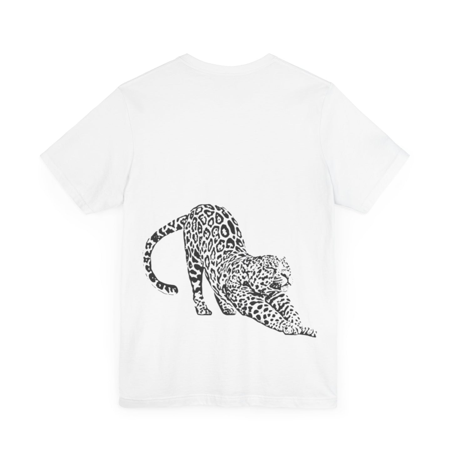 DO NOT DISTURB cheetah graphic slogan jersey short sleeve boyfriend tee