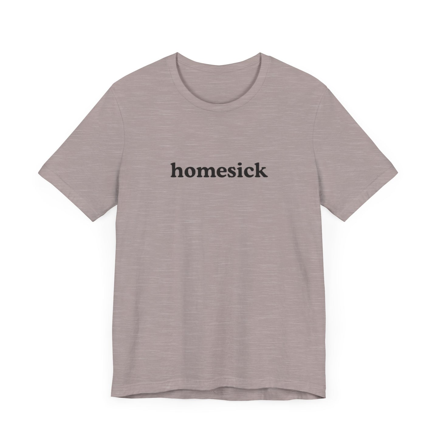 homesick graphic slogan jersey short sleeve boyfriend tee