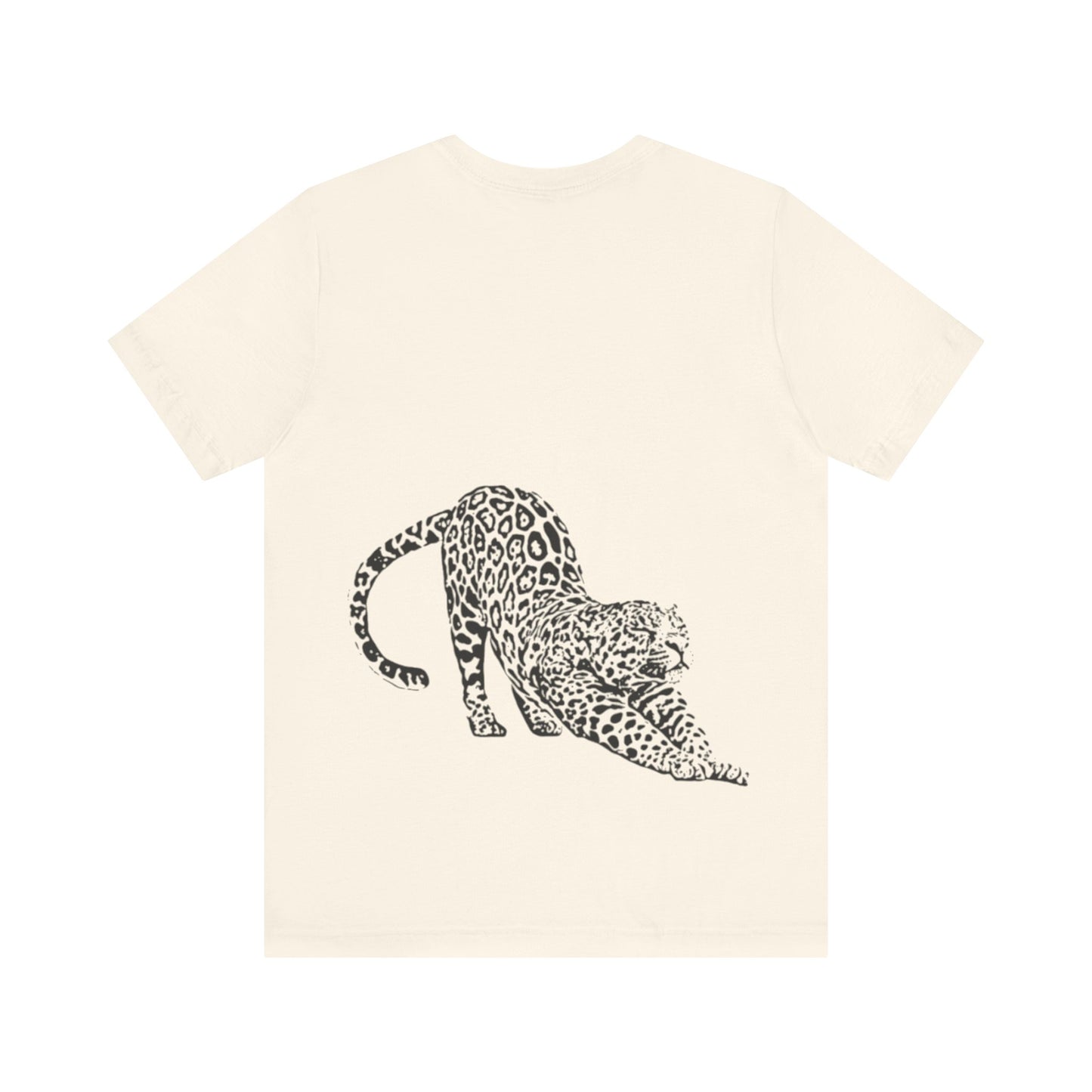 DO NOT DISTURB cheetah graphic slogan jersey short sleeve boyfriend tee