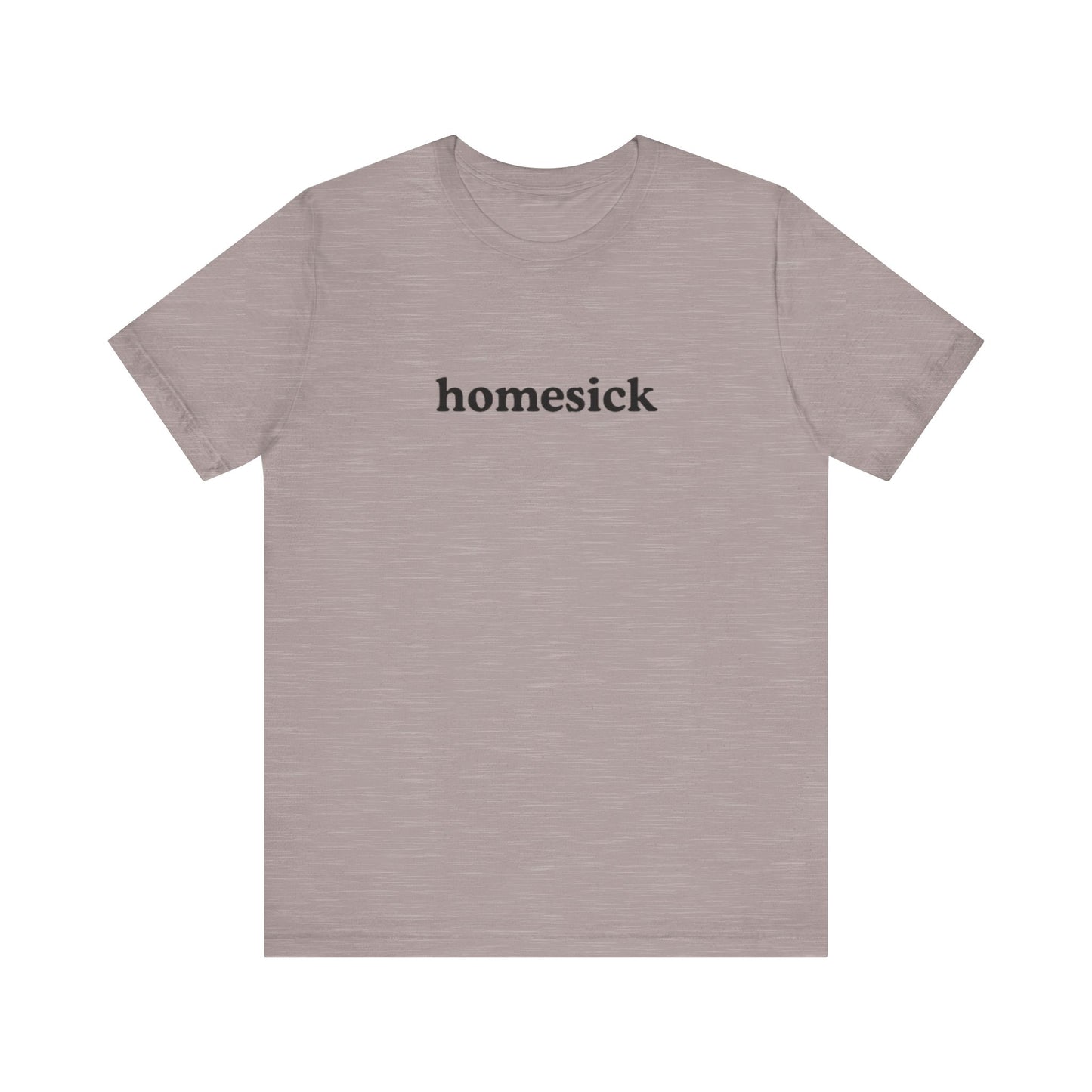 homesick graphic slogan jersey short sleeve boyfriend tee