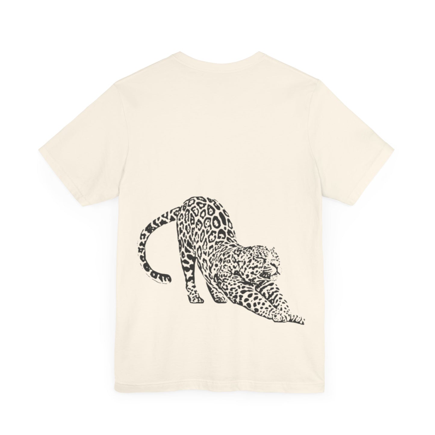 DO NOT DISTURB cheetah graphic slogan jersey short sleeve boyfriend tee