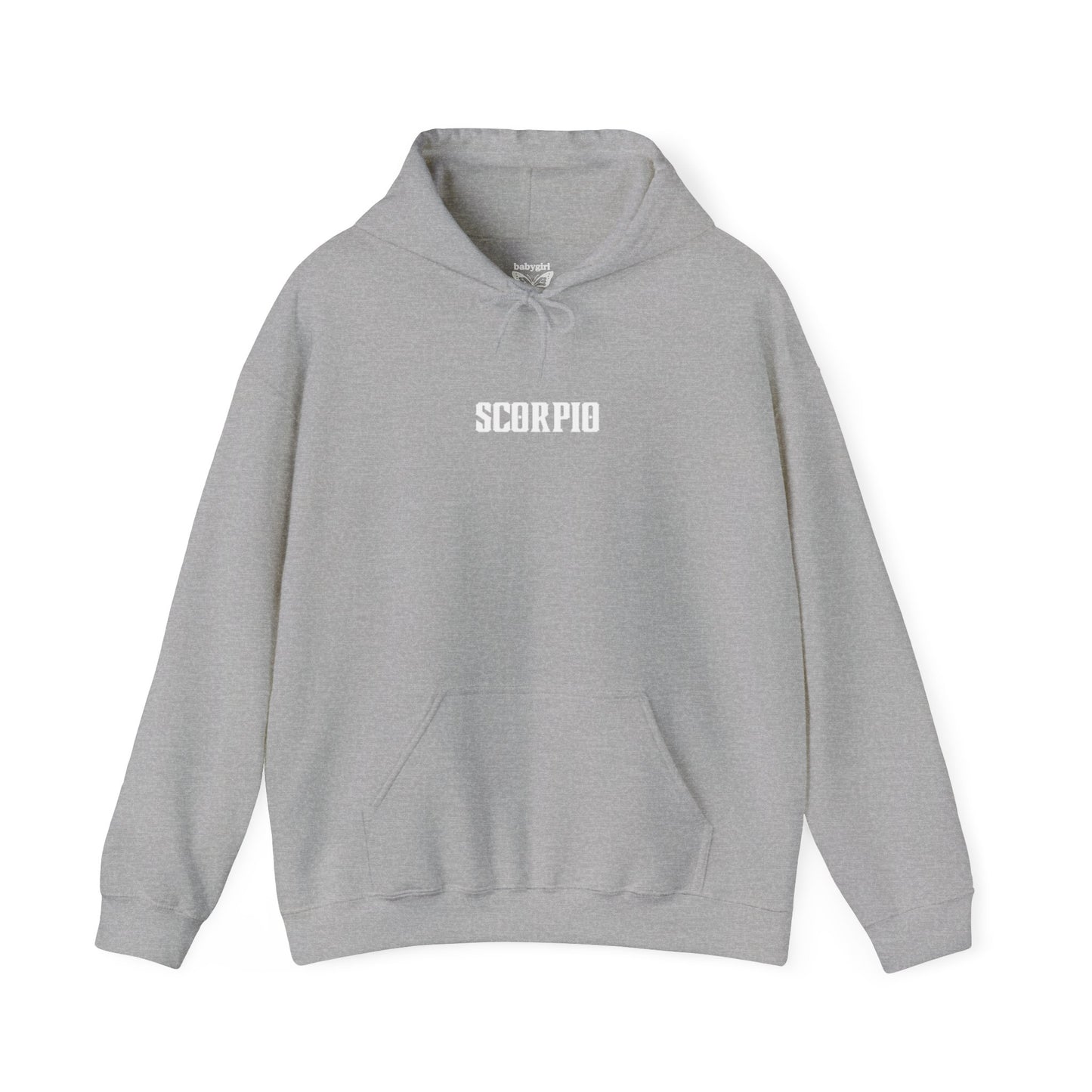 SCORPIO scorpion graphic heavy boyfriend hoody