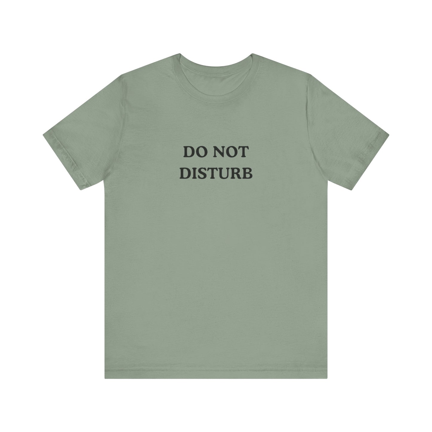 DO NOT DISTURB cheetah graphic slogan jersey short sleeve boyfriend tee