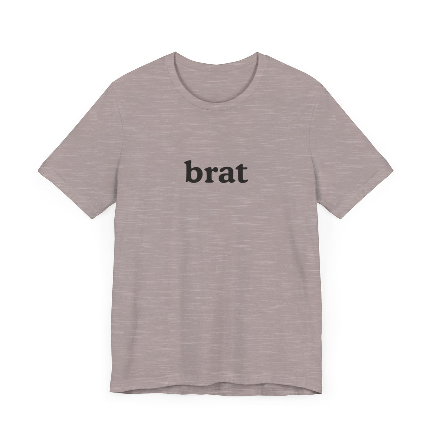 brat graphic slogan jersey short sleeve boyfriend tee