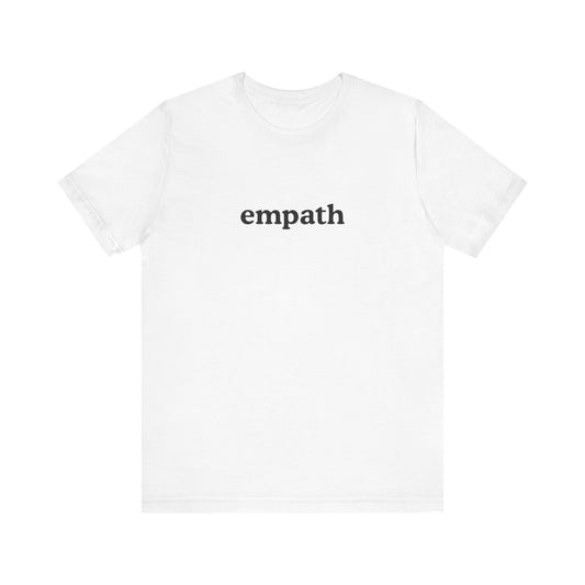 empath graphic slogan jersey short sleeve boyfriend tee