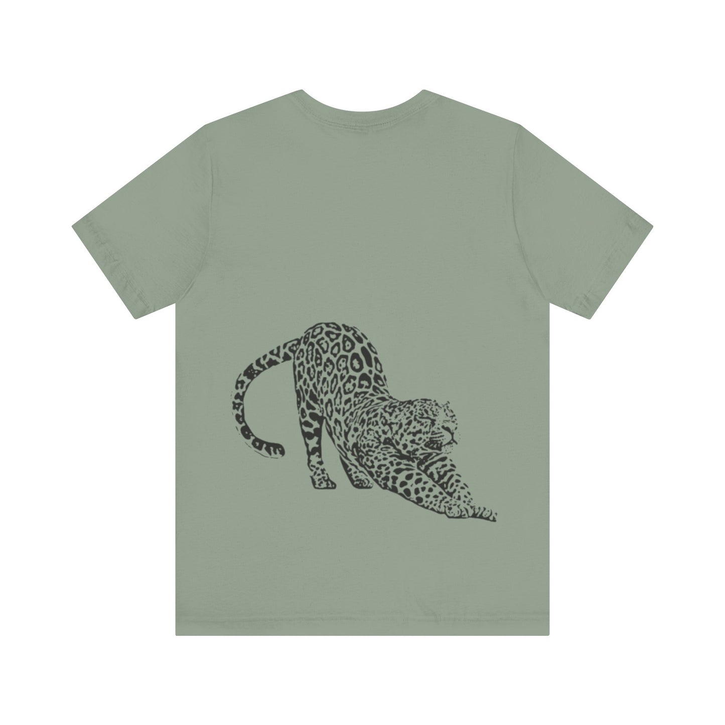 DO NOT DISTURB cheetah graphic slogan jersey short sleeve boyfriend tee