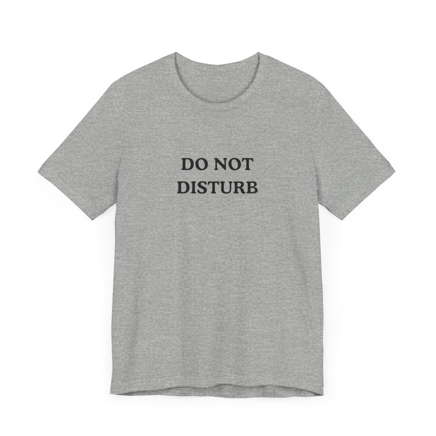 DO NOT DISTURB cheetah graphic slogan jersey short sleeve boyfriend tee