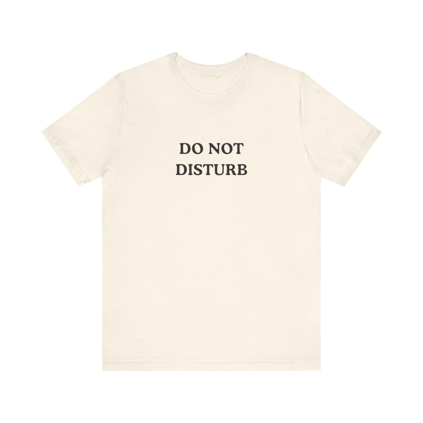 DO NOT DISTURB cheetah graphic slogan jersey short sleeve boyfriend tee